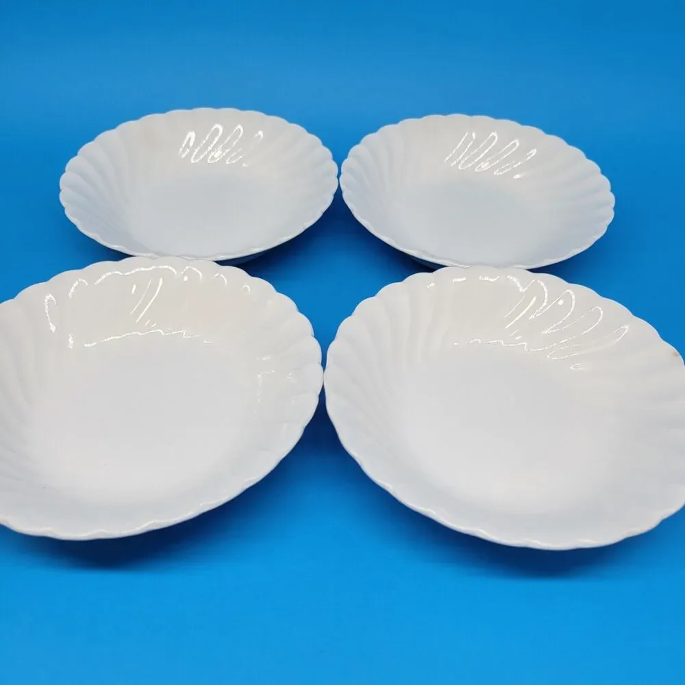 Johnson Brothers Snowhite Regency  Sauce Bows Set Of 4